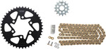 Vortex GFRS GoFast 520 Conversion SX3 Gold Chain & Sprocket Kit (CKG4103)