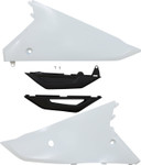 UFO Rear Side Panels | White Plastic | CRF250R/RX | CRF450R/RX (HO05606#041)
