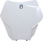 UFO White Plastic Front Number Plate (GG07130#041)