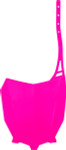UFO Pink Plastic Front Number Plate (HO05602#P)