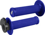 UFO Lock-On Blue Twist Throttle MX Grips (MA01828#C)
