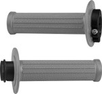 UFO Lock-On Gray Twist Throttle MX Grips (MA01828#E)