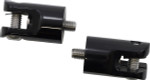 Accutronix Black Rear Folding Footpeg Mounts (FPMT500-B)