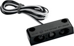 Accutronix Black Step Light w/White LED (20-6812BWH)