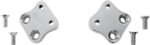 Accutronix Chrome Kick Back Plates (FCKB102-C)