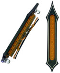 Accutronix Tribal Slotted Night Series Bag Lights w/Amber LED (BL02-LSN)