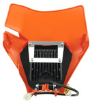 Acerbis VSL LED Headlight w/Orange Plastic Mask (2801985226)