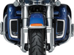 Kuryakyn Chrome Tracer LED Fairing Lower Grill Inserts (5063)