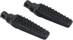 Kuryakyn Satin Black Thresher Footpegs w/Adaptor (5953)