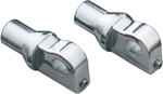 Kuryakyn Chrome Adjustable Male Peg Adaptor (8008A)
