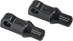 Kuryakyn Black Tapered Male-Mount Footpeg Adaptors (8887)