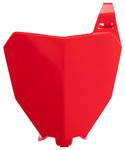 Acerbis Red Plastic Front Number Plate (2780390227)