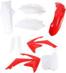 Acerbis Red/White Full Body Plastic Kit (2198000438)