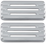 Kuryakyn Reflector Covers | Large | Chrome (9002)