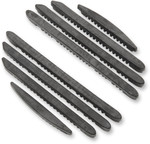 Kuryakyn Black ISO Floorboard Replacement Rubber (4543)