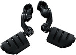 Kuryakyn Black Short Trident Dually TourTech Adjustable Cruise Peg Mounts (7583)