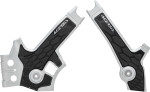 Acerbis X-Grip Silver/Black Frame Protectors (2801931019)