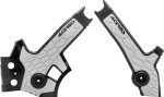 Acerbis X-Grip Black/Silver Frame Protectors (2801931001)