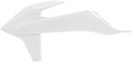 Acerbis White Plastic Radiator Shrouds/Scoops (2726516811)