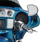 Kuryakyn FLHX Matte Black Adjustable Mirror Mount (6575)
