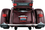 Kuryakyn Chrome/Black Rear Mud Flaps (7220)