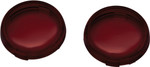 Kuryakyn Red Turn Signal Bullet Style Replacement Lenses (2878)