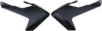 Acerbis Black Plastic Radiator Shrouds/Scoops (2732030001)