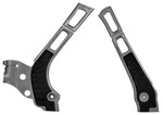 Acerbis X-Grip Silver/Black Frame Protectors (2464741015)