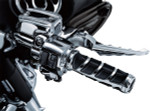 Kuryakyn Chrome/Black Kinetic Handlebar Grips (6352)