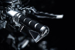 Kuryakyn Chrome/Black Kinetic Handlebar Grips (6352)