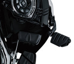 Kuryakyn Black Short Tour-Tech Adjustable Cruise Footpeg Mounts (7574)