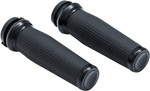 Kuryakyn TBW Black Thresher Handlebar Grips (5943)