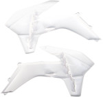 Acerbis White Plastic Radiator Shrouds/Scoops (2314250002)