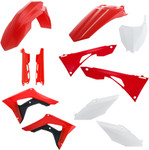 Acerbis Red/White Full Body Plastic Kit (2736256345)
