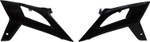 Acerbis Black Plastic Radiator Shrouds/Scoops (2936310001)