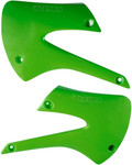 Acerbis Green Plastic Radiator Shrouds/Scoops (2043730006)