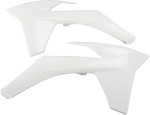 Acerbis White Plastic Radiator Shrouds/Scoops (2205440002)