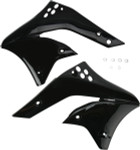 Acerbis Black Plastic Radiator Shrouds/Scoops (2043740001)