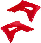 Acerbis Red Plastic Radiator Shrouds/Scoops (2645450227)