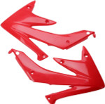 Acerbis Red Plastic Radiator Shrouds/Scoops (2043640227)