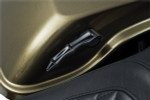 Kuryakyn Black Zombie Saddlebag Latch Handles (5191)
