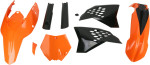 Acerbis Orange/Black Full Body Plastic Kit (2198070354)