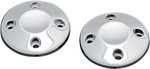 Kuryakyn Pair Chrome ISO Handlebar Grip End Cap (6243)