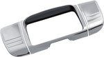 Kuryakyn Chrome Tri-Line Stereo Trim Deluxe Kit (7240)