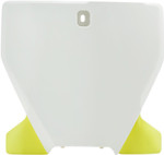 Acerbis White/Yellow Front Number Plate (2726571070)