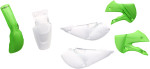Acerbis White/Green Complete Plastic Body Kit (2041073914)