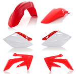 Acerbis White/Red Complete Plastic Body Kit (2041040215)