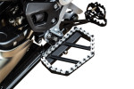Kuryakyn Satin Black Front Splined Peg Adaptor Mounts (8907)