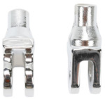 Kuryakyn Chrome Footpeg Adaptors (8840)