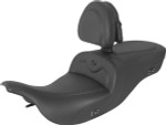 Saddlemen Heated RoadSofa Motorcycle Seat w/Driver Backrest (897-07-187BRHCT)